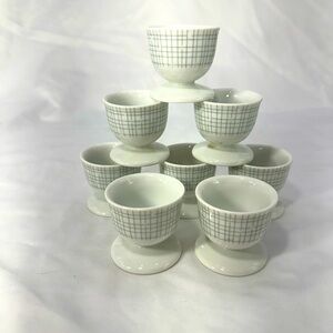 VTG set of 8 Arzberg china egg cups